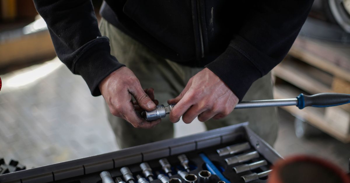 technician toolbox house entrance — Morris Park Ave Locksmith Bronx